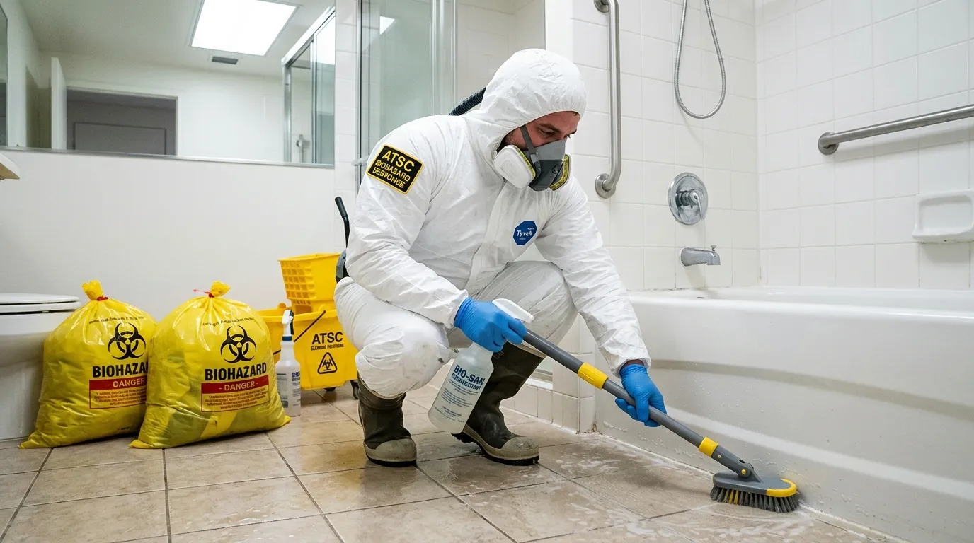 Decontamination equipment deployed for Blood Cleanup in Allentown